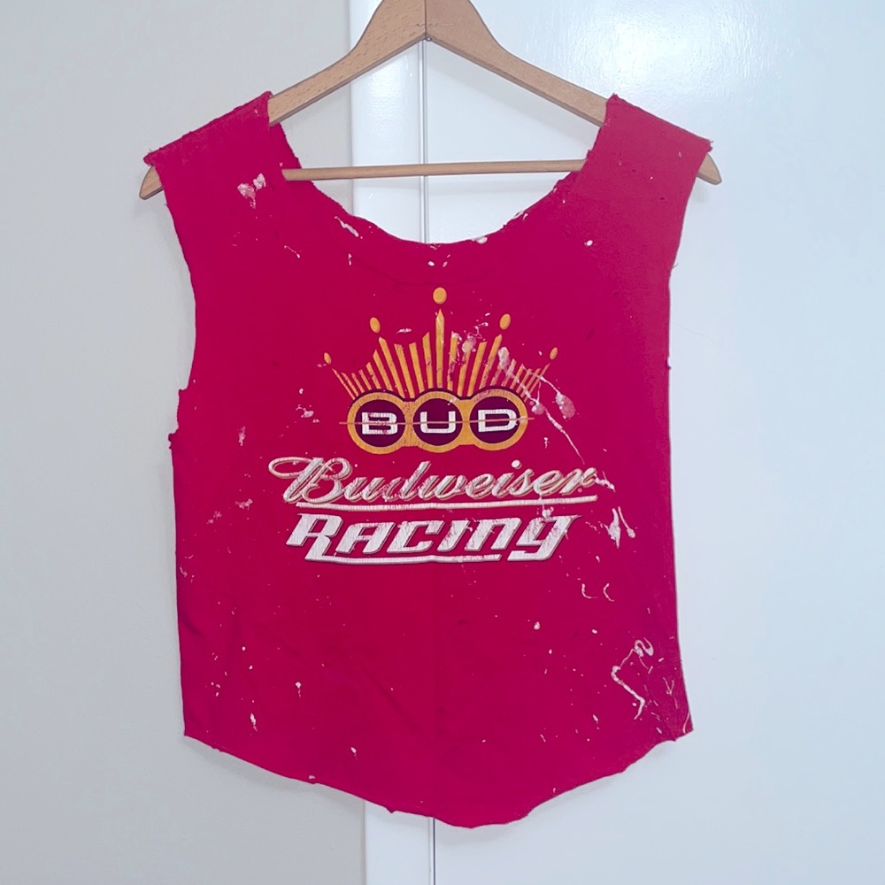 Vintage and Distressed Budweiser Tank